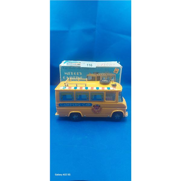 Vintage Melody Campimg Van battery operated toy Made in Japan