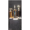 Image 1 : 3 vintage car trophies, 81, 85, 85, approx 17"