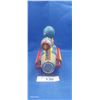 Image 3 : Large 1960s tin toy rocket ship with boy holding camera