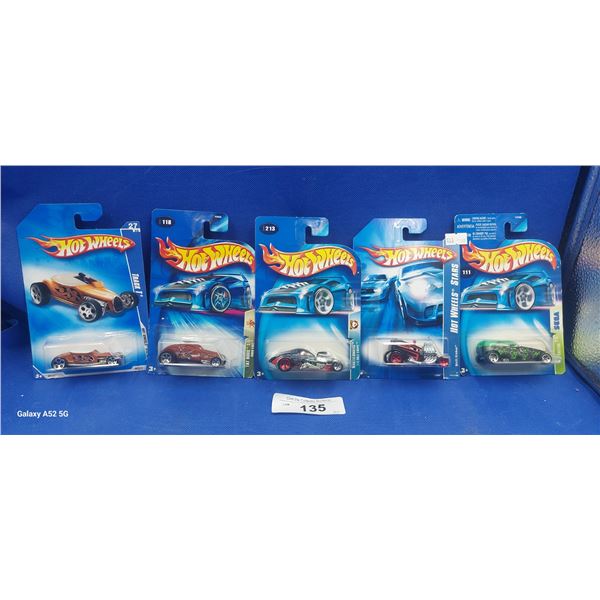 Set of 5 Hotwheels NIB