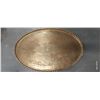 Image 1 : Huge ornate brass table top 52" x 36"