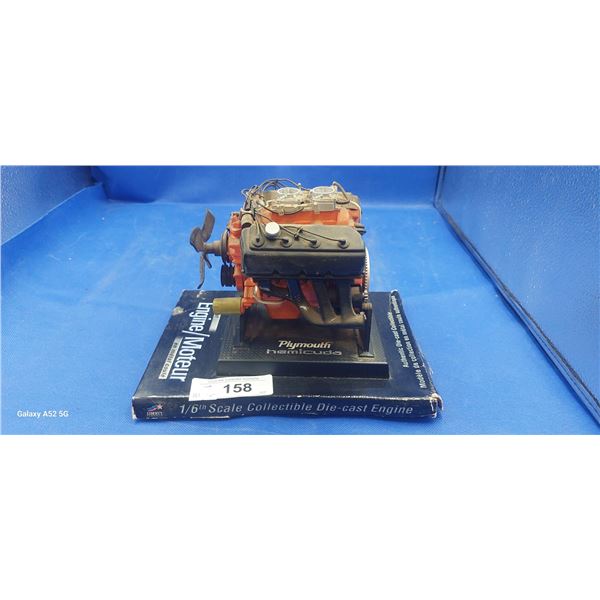 1:6 scale collectible die cast engine Plymouth
