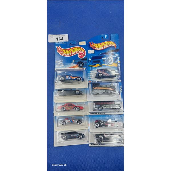 Lot of 10 unopened Hotwheels