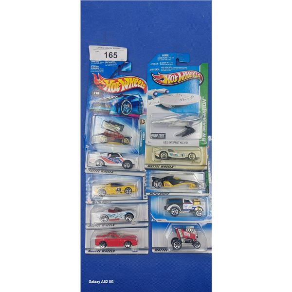 Lot of 10 unopened Hotwheels
