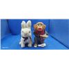 Image 1 : 2 1960s Cragstow Crap Shootin' monkey and rabbit, battery operated toys Made in Japan