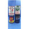 Image 1 : Lot of 4 vintage tins inc heavy duty Quaker State, Sturdie & Motomaster
