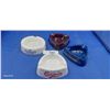Image 1 : 4 small vintage Advertising ashtrays