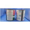 Image 2 : Pair of one gallon antifreeze tins