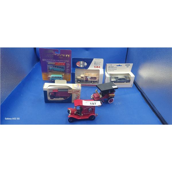 Lot of 6 toy cars