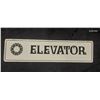 Image 2 : Vintage wooden elevator double sided sign 34"