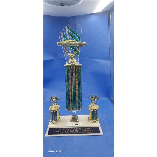 Vintage car trophy 1964 19"