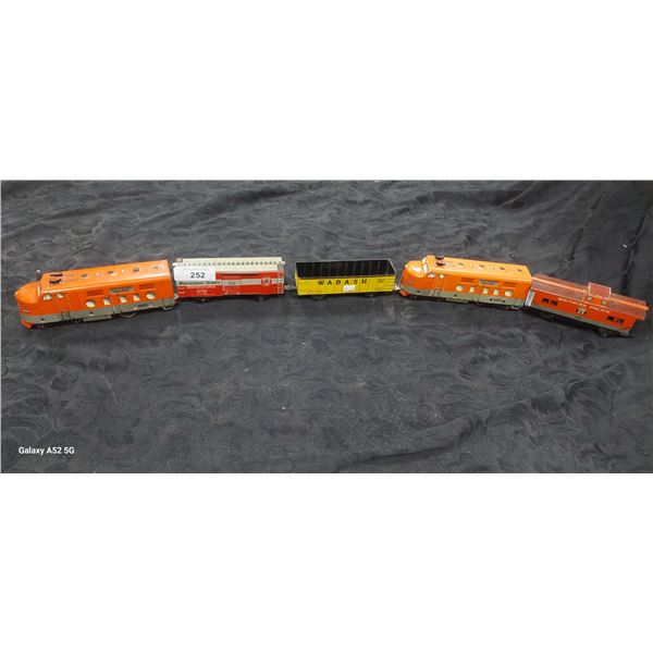 Vintage Souther Pacific train 5 pieces