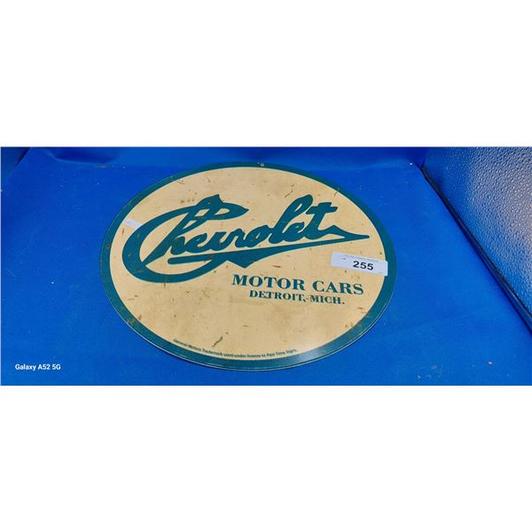 Repro Chevrolet Motor Cars sign 12"