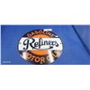 Image 1 : Repro Refiner's metal sign 12"