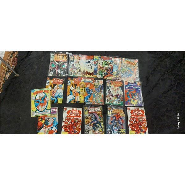 20 vintage $1 comics Incredible Hulk, X Factor, World's Finest, Spiderwoman etc