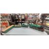 Image 1 : Gorgeous one-off 1960s hand built steam locomotive ride-on train with cars, track, parts, manual, et