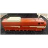 Image 2 : Vintage pressed steel Canadian Pacific ride on children's train 1950s 31" long