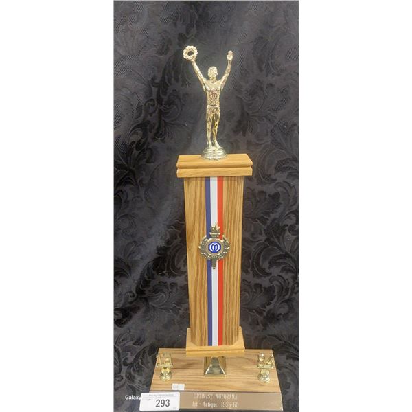 Vintage 1984 car trophy 22"