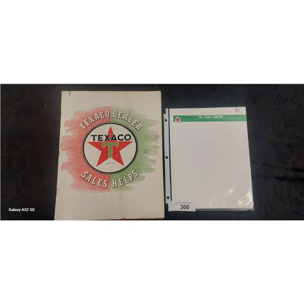 Lot of vintage ephemera, Texaco