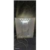 Image 2 : Vintage Autolite Batteries light up clock, tested, some damage 21" x 18"