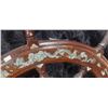 Image 3 : Gorgeous ships wheel clock tested 36"