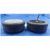 Image 3 : Tire desktop set, pen holder & clock