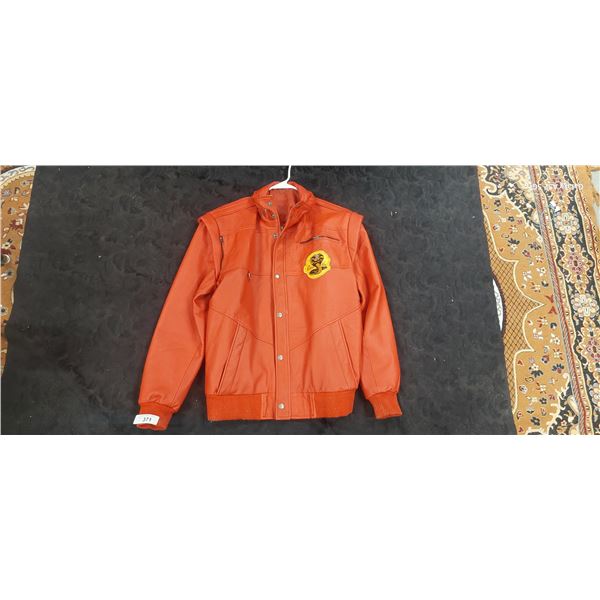 Vintage Cobra Kai faux leather jacket XL Karate Kid