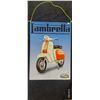 Image 1 : Nice reproduction metal Lambretta Scooter sign 28" x 20"
