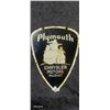 Image 1 : Reproduction Plymouth metal sign 24" high