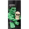 Image 2 : Lot of vintage collectable Halloween items, Hulk, witch's head & skull