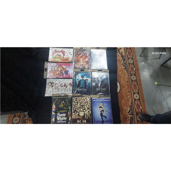 Lot of 10 vintage movie posters 17" x 12" each