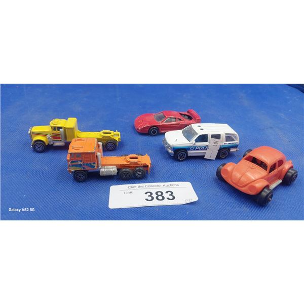 Lot of 5 collectable toy cars