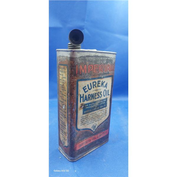 Imperial Eureka Harness Oil antique can Imperial 1
