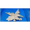 Image 2 : Vintage brass eagle hanging sculpture, heavy 16"