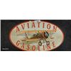 Image 1 : Nice reproduction Aviation Gasoline metal sign 24"
