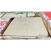 Image 2 : *LD* 432SQ FT OF CREAM  17.5"X17.5" COMMERCIAL PORCELAIN FLOOR TILE