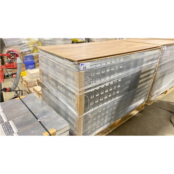 827.52SQ FT OF EURO COLLECTION LOGAN VALLEY 12MM GLUELESS LAMINATE FLOORING