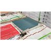 Image 2 : 432SQ FT OF MEDIUM BLUE 18"X18" COMMERCIAL PORCELAIN FLOOR TILE