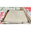 Image 2 : *LD* 432SQ FT OF CREAM  17.5"X17.5" COMMERCIAL PORCELAIN FLOOR TILE