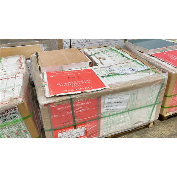 *LD* 432SQ FT OF RUST  17.5"X17.5" COMMERCIAL PORCELAIN FLOOR TILE