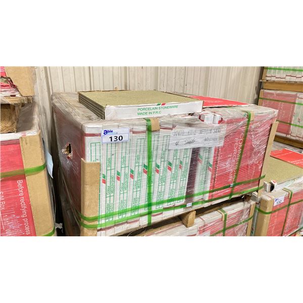 432SQ FT OF MEDIUM SAND  17.5"X17.5" COMMERCIAL PORCELAIN FLOOR TILE