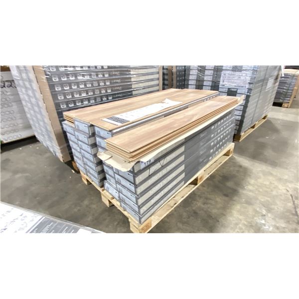 482.72 SQ FT OF EURO COLLECTION LOGAN VALLEY 12MM GLUELESS LAMINATE FLOORING