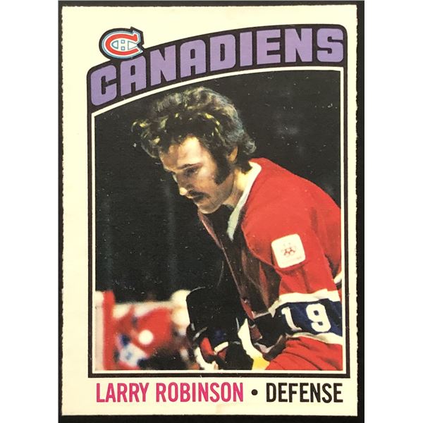 1976-77 O-PEE-CHEE LARRY ROBINSON (HOF)