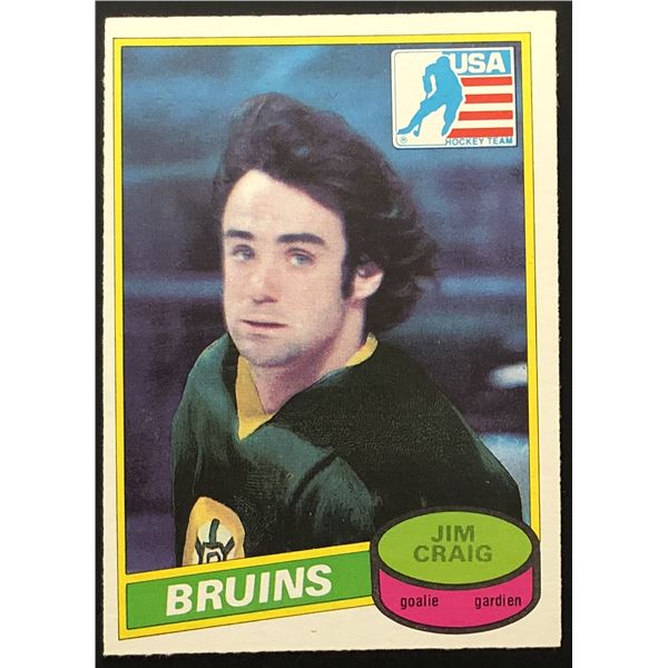 1980-81 O-PEE-CHEE JIM CRAIG ROOKIE CARD