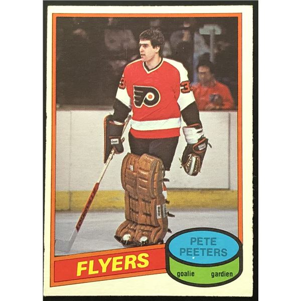1980-81 O-PEE-CHEE PETE PEETERS ROOKIE CARD