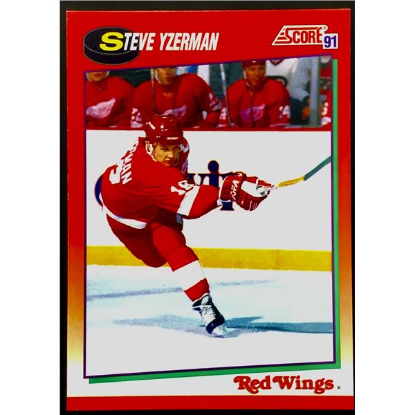 1991-92 SCORE STEVE YZERMAN (HOF)