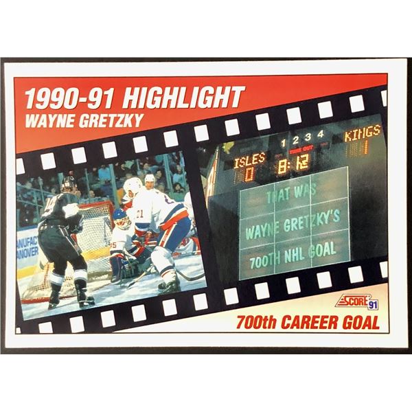 1991-92 SCORE WAYNE GRETZKY (HOF)