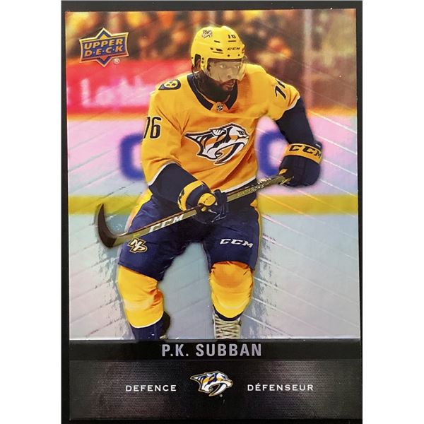 2019-20 UPPER DECK P.K. SUBBAN