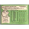 Image 2 : 1978 TOPPS CRAIG MORTON