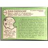 Image 2 : 1978 TOPPS DAN DIERDORF (HOF)
